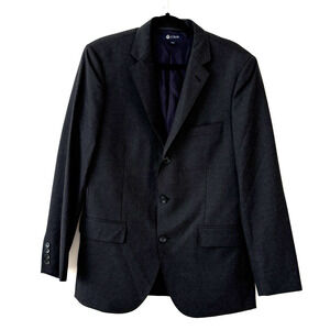 J Crew Blazer 40R Dark Gray Aldridge Jacket Loro Piana Super 120 Italian Wool